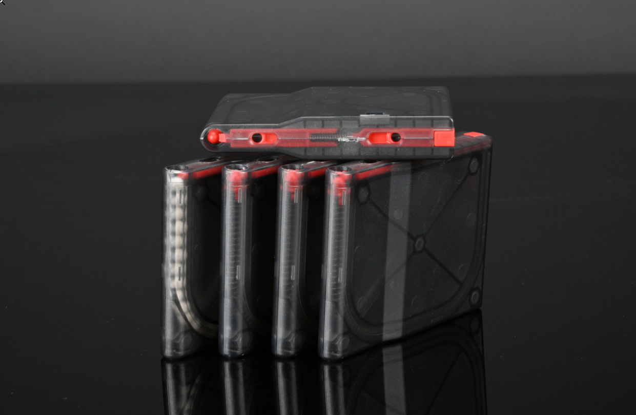 SRS Light Polymer Magazine (25 rds) - Transparent Smoke (5 pack)