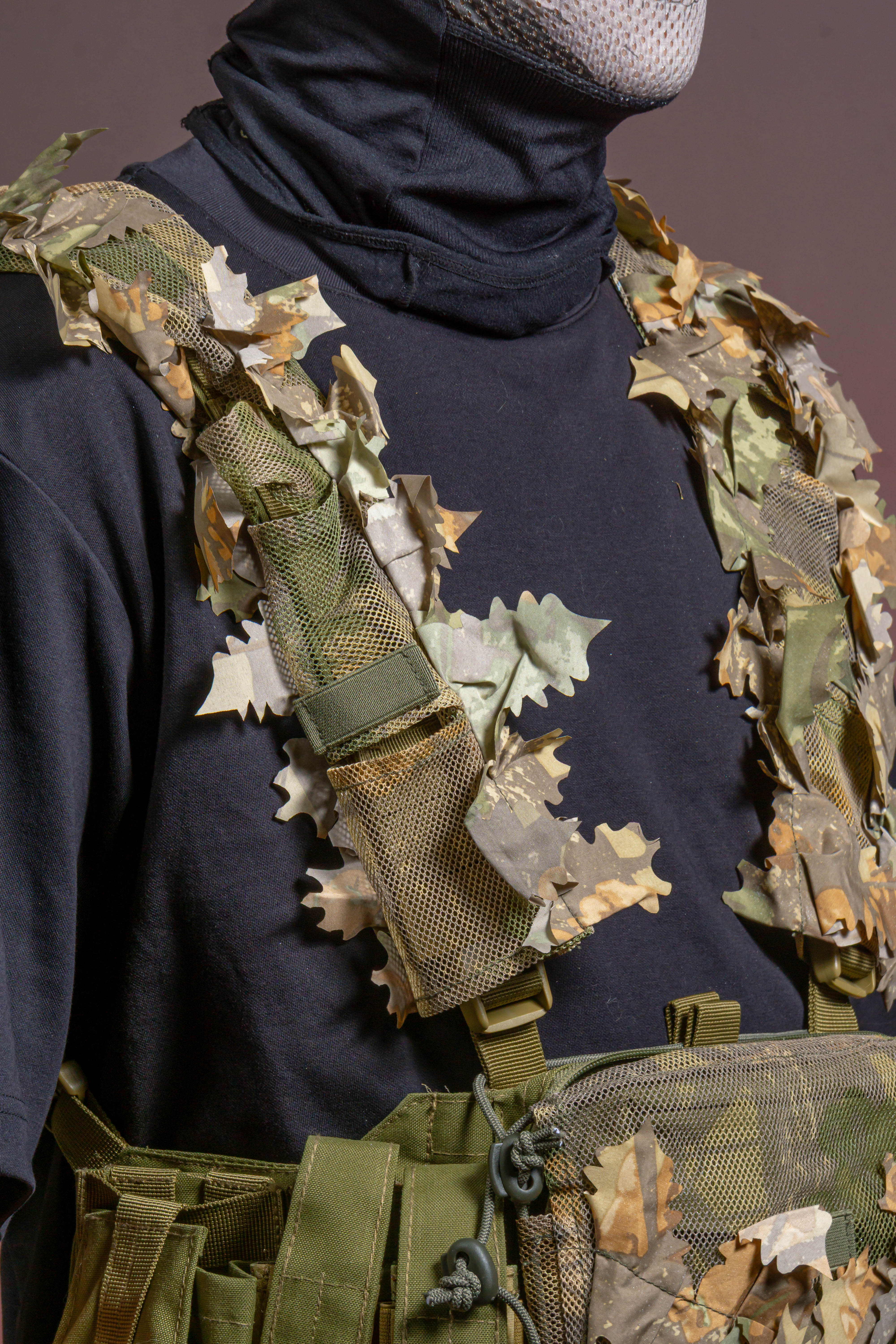 Brown Oak Chest Rig Covers (Near-Infrared Treated)