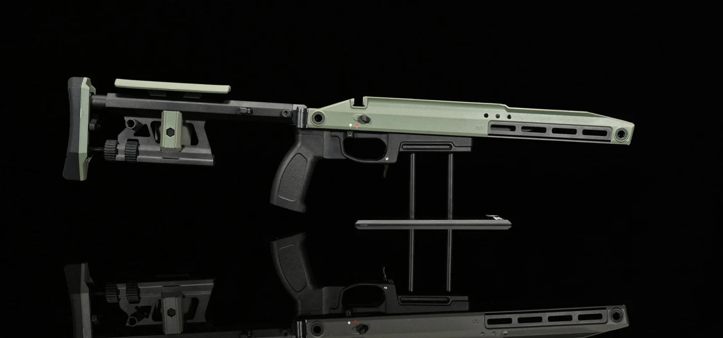 TAC-41 A - Aluminium Chassis with Foldable Stock - Black