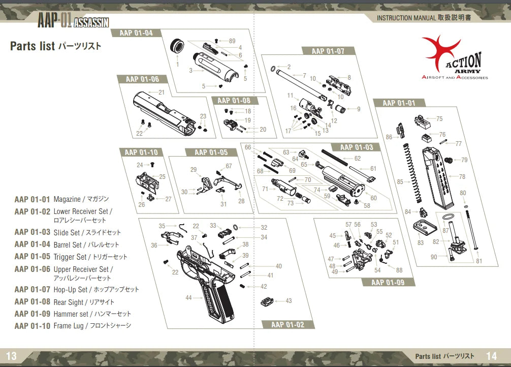 AAP-01 Complete Spring Set RED EDITION