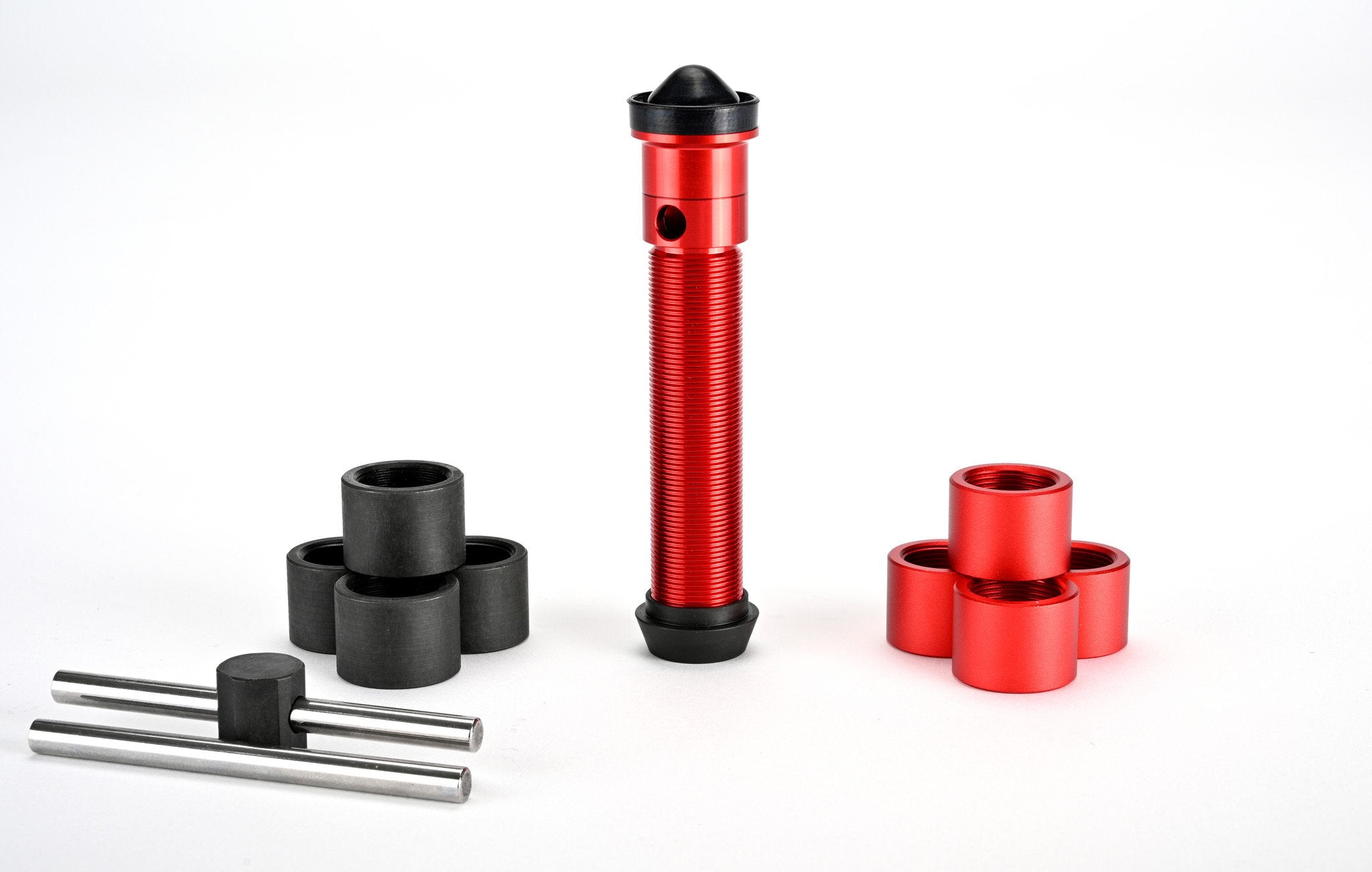 TAC 41 Variable Mass Piston (Red) + Piston Cup NBR 70 (Black)