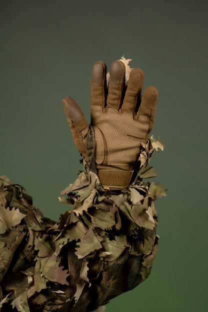 Stalker Crafted Ghillie Gloves Brown Oak