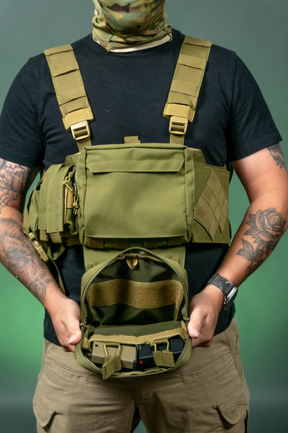 Modular Complete Chest Rig v2(Near-Infrared Treated)