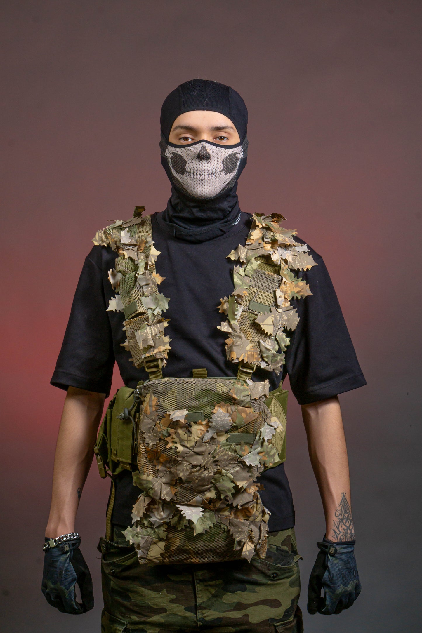 Brown Oak Chest Rig Covers (Near-Infrared Treated)