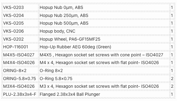 VKS Hop-up unit