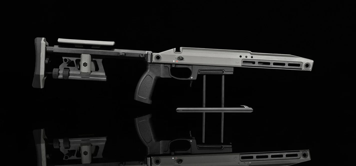 TAC-41 A - Aluminium Chassis with Foldable Stock - Black