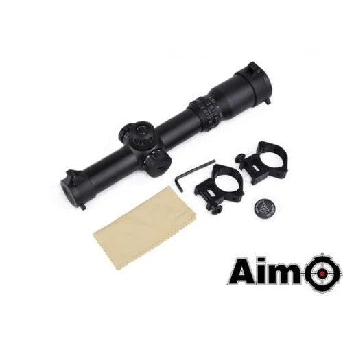 1-4x24SE Tactical Scope - Black (Red/Green Reticle)
