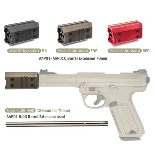 AAP01/01C Barrel Extension 70mm
